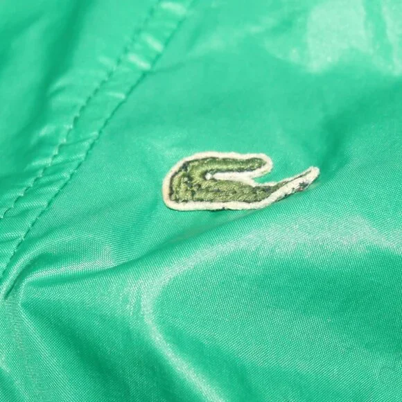 Auth Original 1960's Lacoste Unisex Hooded Windbreaker Jacket